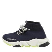 Pre-owned Knit sneakers Balenciaga Vintage , Blue , Dames