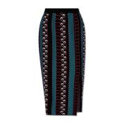 Sallie rok met geometrisch motief Diane Von Furstenberg , Black , Dame...