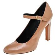 Pre-owned Leather heels Celine Vintage , Beige , Dames
