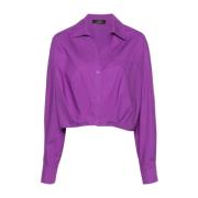 Sparkling Grape Actitude Shirt Twinset , Purple , Dames