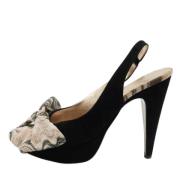 Pre-owned Suede heels Missoni Pre-owned , Black , Dames