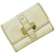 Pre-owned Leather wallets Louis Vuitton Vintage , White , Dames