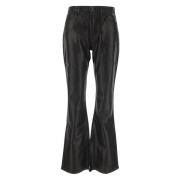 Zwarte Glanzende Farrah Jeans 3X1 , Black , Dames