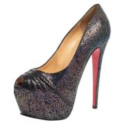 Pre-owned Fabric heels Christian Louboutin Pre-owned , Multicolor , Da...