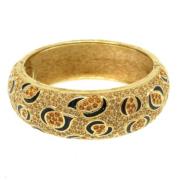 Pre-owned Metal bracelets Dior Vintage , Yellow , Dames