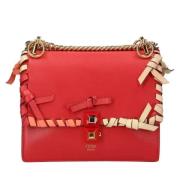 Pre-owned Leather fendi-bags Fendi Vintage , Red , Dames