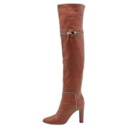Pre-owned Leather boots Giuseppe Zanotti Pre-owned , Brown , Dames