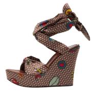 Pre-owned Satin sandals Sergio Rossi Pre-owned , Multicolor , Dames