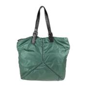 Pre-owned Canvas totes Bottega Veneta Vintage , Green , Dames