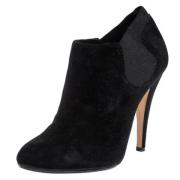 Pre-owned Suede boots Casadei Pre-owned , Black , Dames