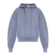 Hoodie met vintage-effect Halfboy , Blue , Dames