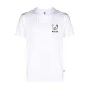 Teddy Bear Print T-shirt - Wit Moschino , White , Dames