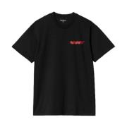 Fast Food T-shirt Carhartt Wip , Black , Heren
