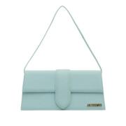 Pre-owned Leather shoulder-bags Jacquemus Pre-owned , Blue , Dames