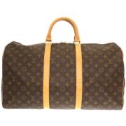 Pre-owned Canvas travel-bags Louis Vuitton Vintage , Brown , Dames