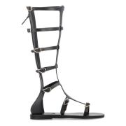 Zwarte Gladiatorsandalen voor Dames Ancient Greek Sandals , Black , Da...