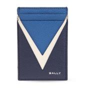 Kaarthouder met logo Bally , Blue , Heren