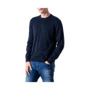 Blauwe Sweatshirt met Lange Mouwen Armani Exchange , Blue , Heren