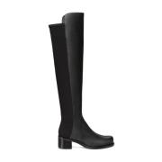 Stoere Over-de-Knie Laars Stuart Weitzman , Black , Dames