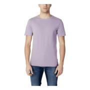 Lila Korte Mouw T-shirt Only & Sons , Purple , Heren