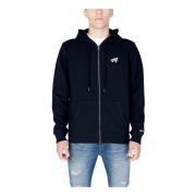 Heren Blauwe Hoodie Tommy Jeans , Blue , Heren