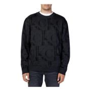 Heren Langemouw Zwart Sweatshirt Calvin Klein Jeans , Black , Heren
