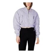 Lila Ritssluiting Damesjas Calvin Klein Jeans , Purple , Dames