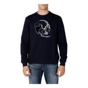 Blauwe Bedrukte Sweatshirt Antony Morato , Blue , Heren