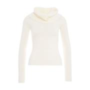 Comfortabele Witte Gebreide Kleding Aw23 Liu Jo , White , Dames