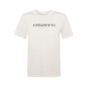 Stijlvolle T-shirts en Polos Paco Rabanne , Beige , Dames