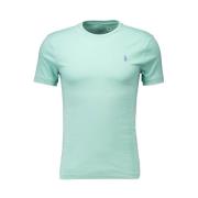 Stijlvol Mint T-Shirt met Logo Ralph Lauren , Green , Heren