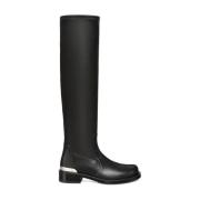 Gedurfde Logo Slouch Boot Stuart Weitzman , Black , Dames