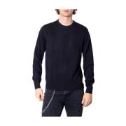 Zwarte Katoenen Sweatshirt voor Heren Armani Exchange , Black , Heren