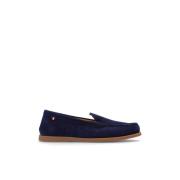 Suède mocassins Bally , Blue , Heren