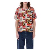 Rode Multi Zijden Bowling Shirt Rhude , Multicolor , Heren