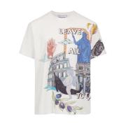 T-shirt met Rome print Iceberg , White , Heren