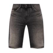 Slim-Short denim shorts Diesel , Gray , Heren