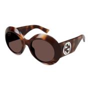 Gg1647S 009 Zonnebril Gucci , Brown , Dames