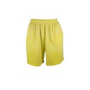 Gele katoenen shorts met zijzakken Balenciaga , Yellow , Heren