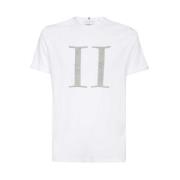 Logo Crew-neck T-shirt Les Deux , White , Heren