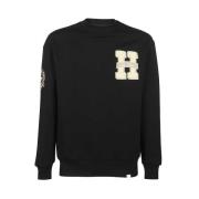 Katoenen sweatshirt met logo detail Les Deux , Black , Heren