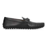 Leren loafers Tod's , Black , Heren