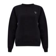 Sweatshirt met logo Maison Kitsuné , Black , Dames