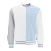 Tweekleurige sweatshirt met tricolor detail Thom Browne , Multicolor ,...