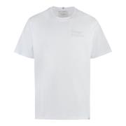 Kabangu X Bedrukt Katoenen T-shirt Les Deux , White , Heren