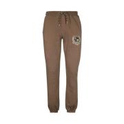 Katoenen trainingsbroek met logodetail Les Deux , Brown , Heren