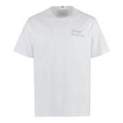 Kabangu X Bedrukt katoenen T-shirt Les Deux , White , Heren