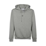 Contrasterende Logo Hoodie Les Deux , Gray , Heren