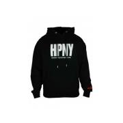 Zwarte katoenen hoodie met HPNY-logo Heron Preston , Black , Heren