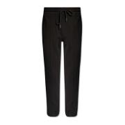 Katoenen sweatpants Moncler , Black , Heren